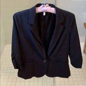 Black Frenchie blazer